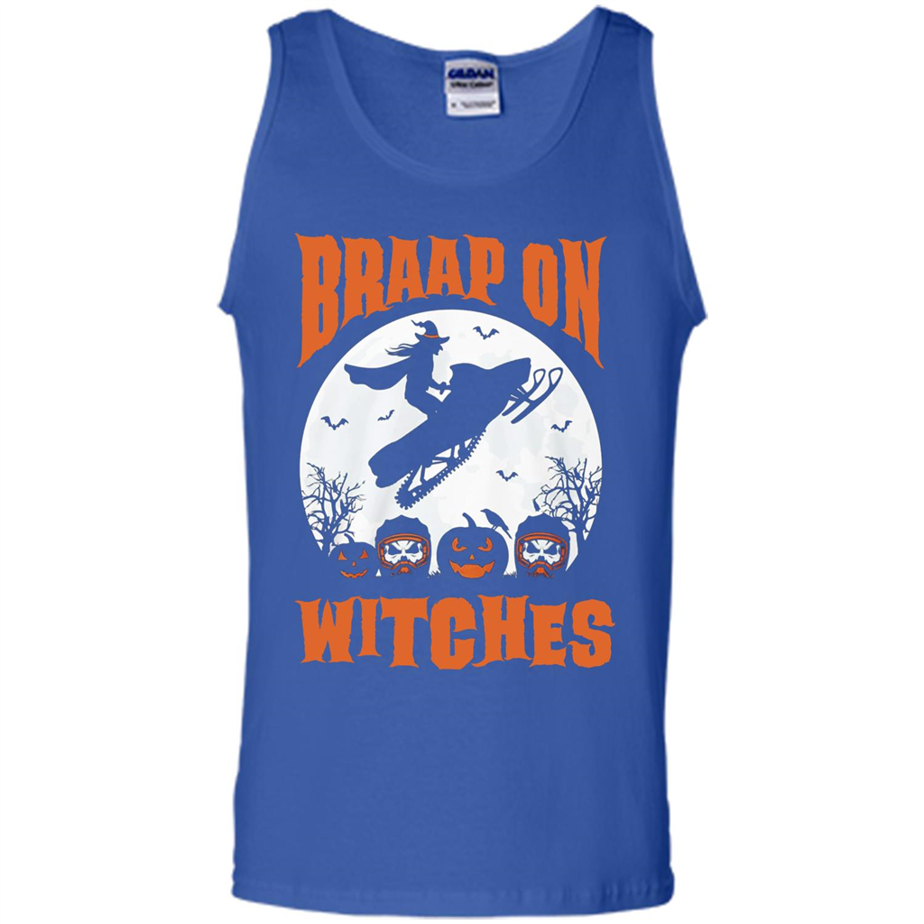 Halloween T-shirt Braap On Witches T-shirt Royal