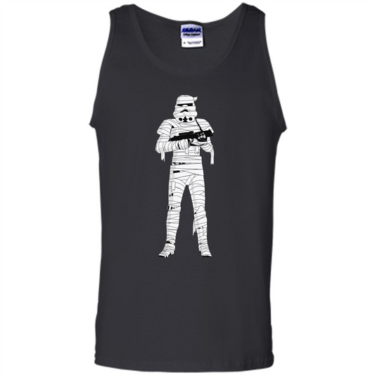Stormtrooper Mummy Wraps Halloween T-Shirt Black