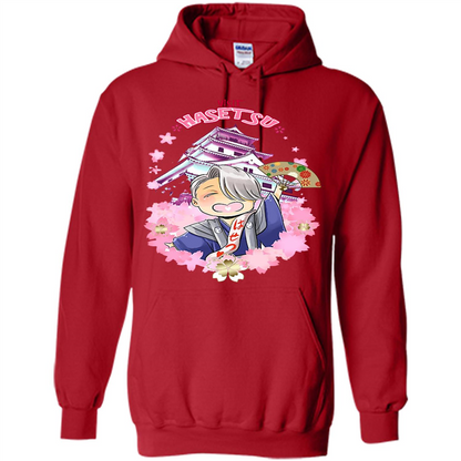 Anime T-Shirt Visit Hasetsu Red