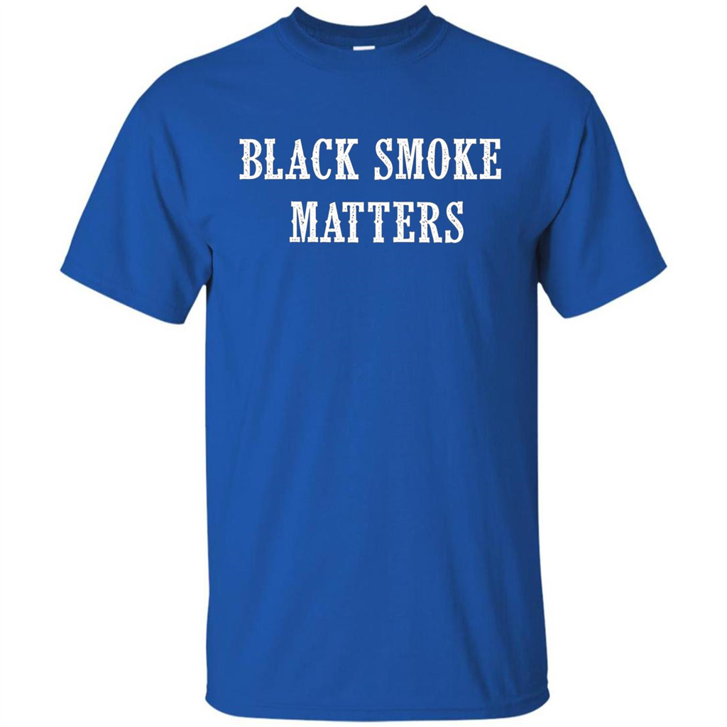 Black Smoke Matters, Diesel Trucks Rolling Coal T-shirt Royal