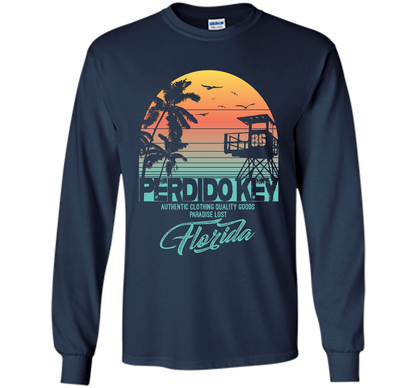 Perdido Key Florida Beach T-shirt Navy