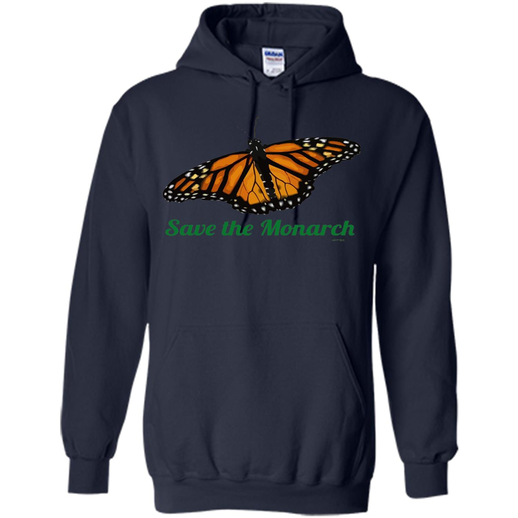 Save the Monarch Butterfly T-shirt Navy