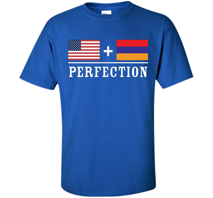 American + Armenian = Perfection Flag T-Shirt t-shirt Royal