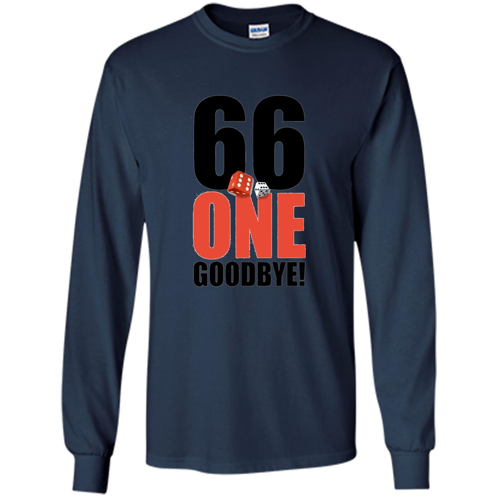 Dice Games T-shirt 66 One Goodbye T-shirt Navy