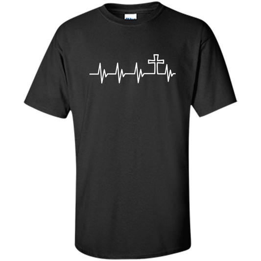 Christian T-shirt Heartbeat Black