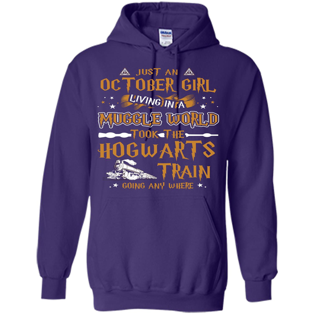 Harry Potter T-shirt Just An October Girl Living In A Muggle World