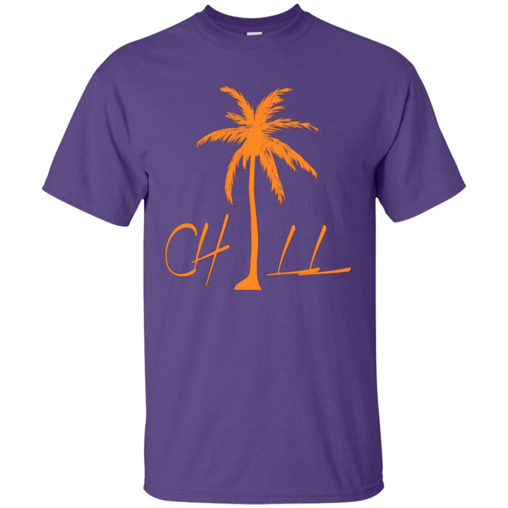 Chill T-shirt Summer Gift T-shirt Purple