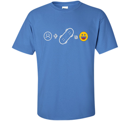 Sad Face But Add Skateboard than very Fun Gift T Shirt shirt Iris