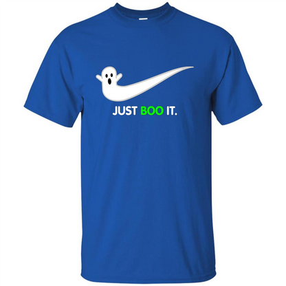 Just Boo It T-shirt Halloween Shirts Royal
