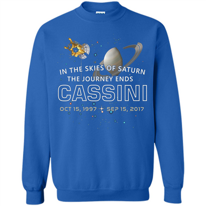 Cassini Spacecraft End Of Mission At Saturn T-shirt Royal