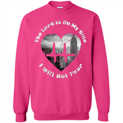 Faith Inspired T-shirt The Lord Is On My Side I Will Not Fear Heliconia