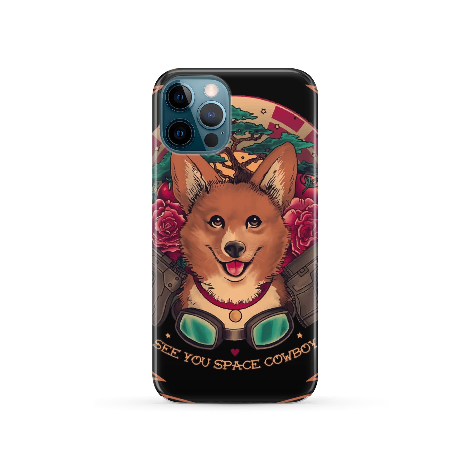 Cowboy Bebop Corgi Dog Ein Phone Case iPhone 12 Pro