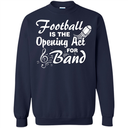 Football Is The Opening Act For Band T-shirt Navy