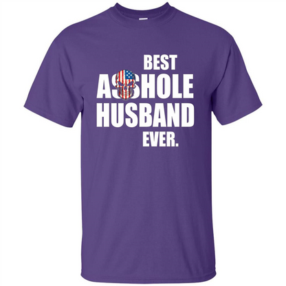 Best Asshole Husband Ever T-shirt Purple