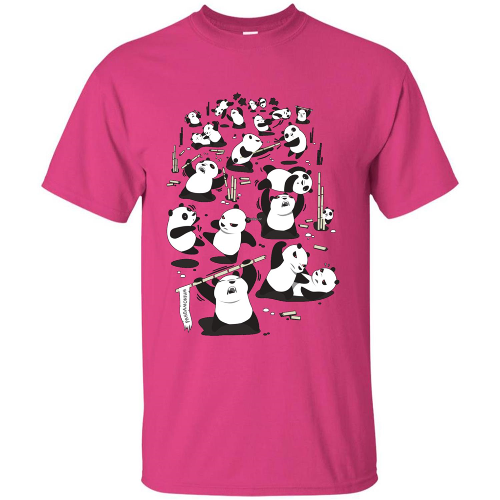 Cute Panda T-shirt Heliconia