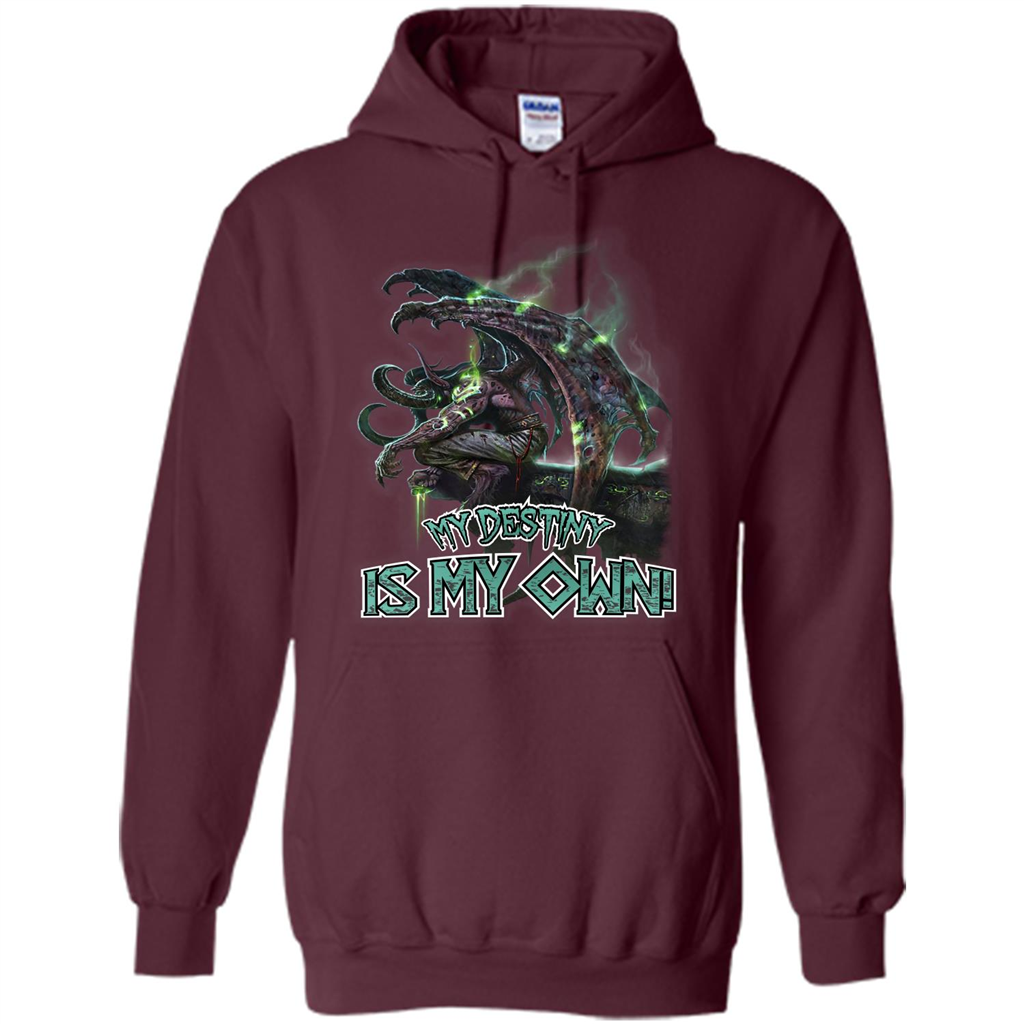 World of Warcraft T-shirt My Destiny Is My Own T-shirt Maroon