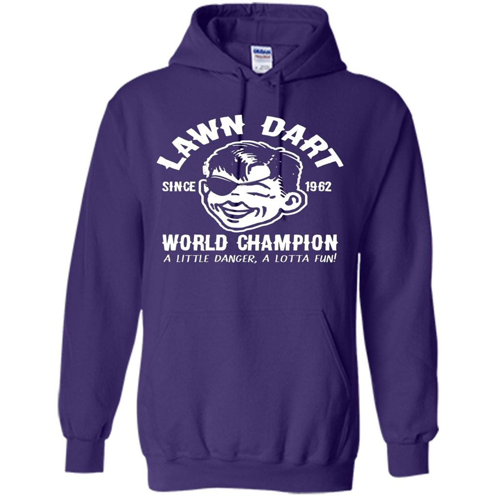 Lawn Dart Since 1962 World Champion Backyard Game T-shirt Purple