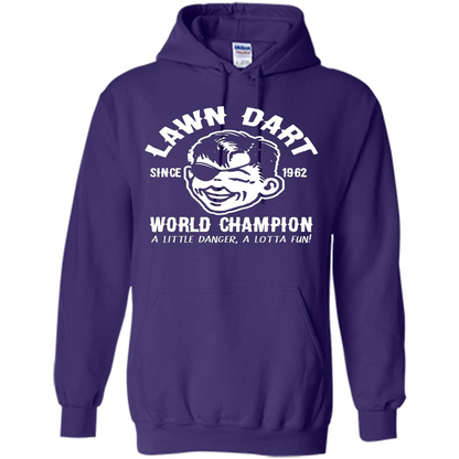 Lawn Dart Since 1962 World Champion Backyard Game T-shirt Purple