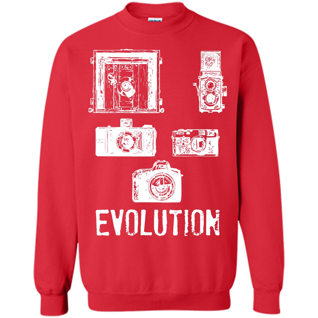 Photographer T-shirt Evolution T-shirt Red