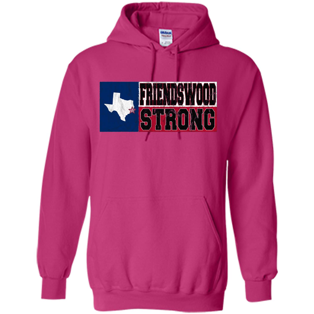 Friendswood Strong - Texas Flag - Friendswood Pride T-shirt Heliconia