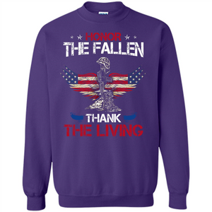 Military T-shirt Honor The Fallen Thank The Living