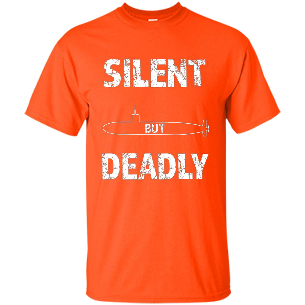 Submariners T-shirt Silent But Deadly T-shirt Orange