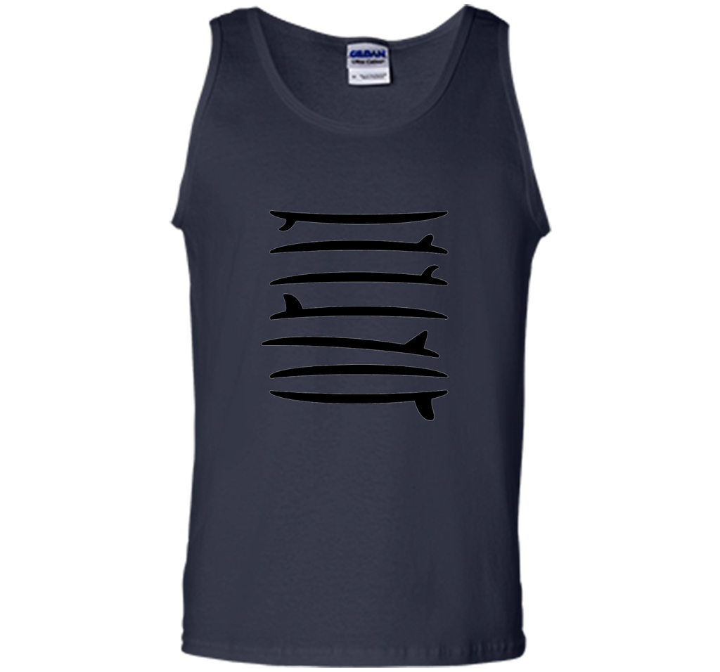 The Longboard Single Fin Surfer T-shirt Navy