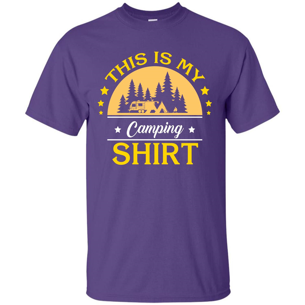 Camping T-shirt This Is My Camping Shirt T-shirt Purple