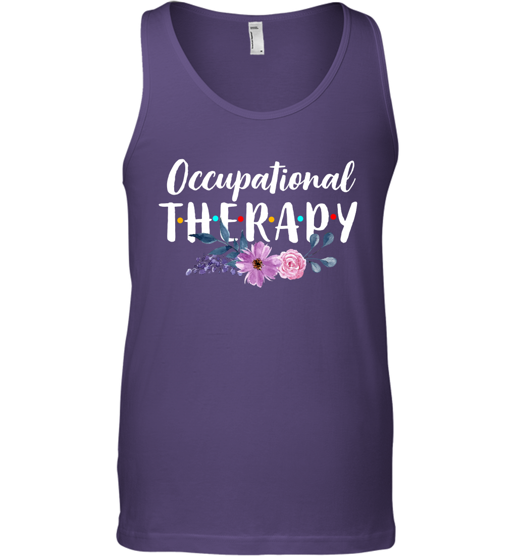 Occupational Therapy Shirt Tank Top Tank Top Purple