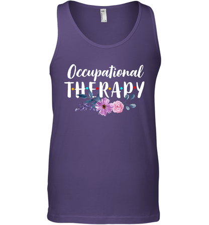 Occupational Therapy Shirt Tank Top Tank Top Purple