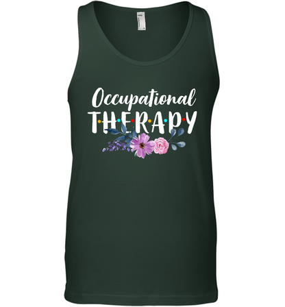 Occupational Therapy Shirt Tank Top Tank Top Forest Green