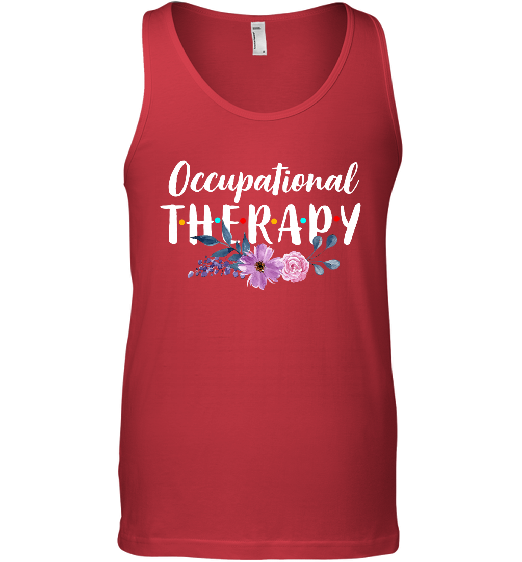 Occupational Therapy Shirt Tank Top Tank Top Red