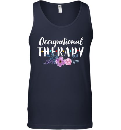 Occupational Therapy Shirt Tank Top Tank Top Navy