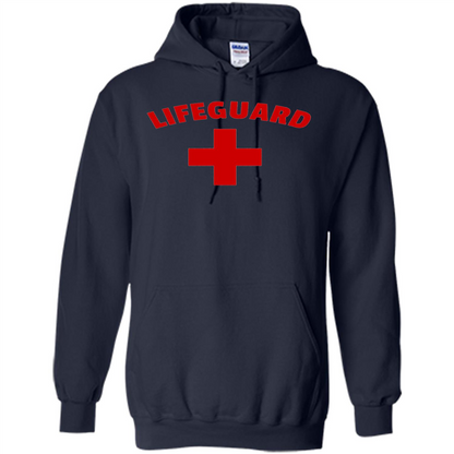 Certified Lifeguard White Red T-shirt Navy
