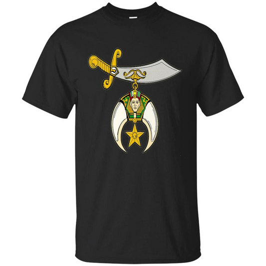 Masonic Shriner T-shirt Black
