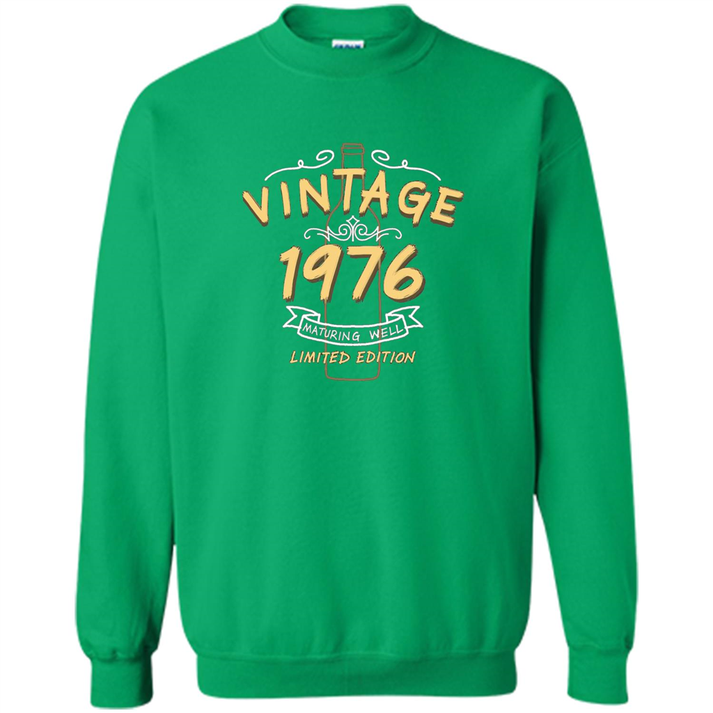 Birthday Gift T-shirt Vintage 1976 Limited Edition T-shirt Irish Green