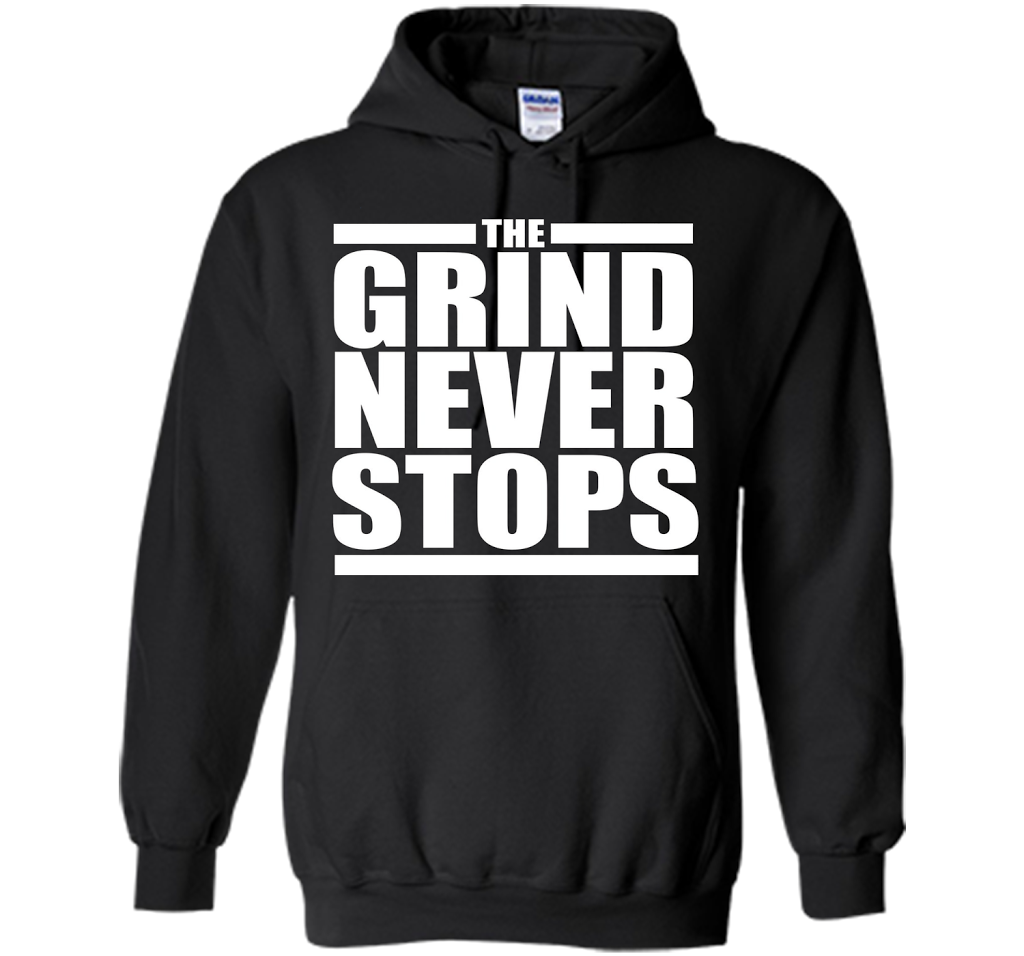 The Grind Never Stops T-shirt Black