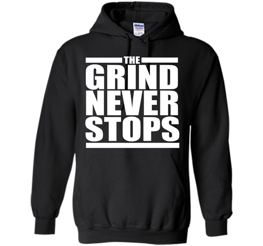 The Grind Never Stops T-shirt Black