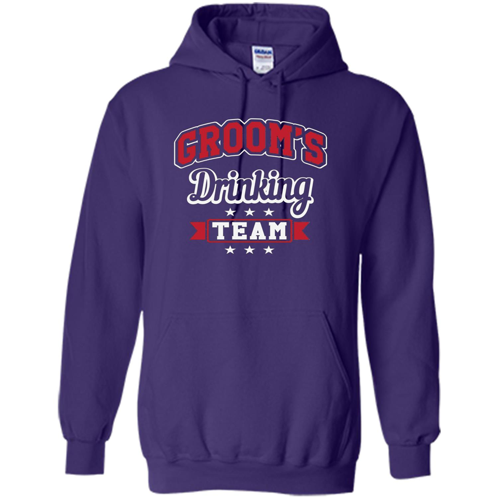 Funny Groom's Drinking Team T-shirt Bachelor Party