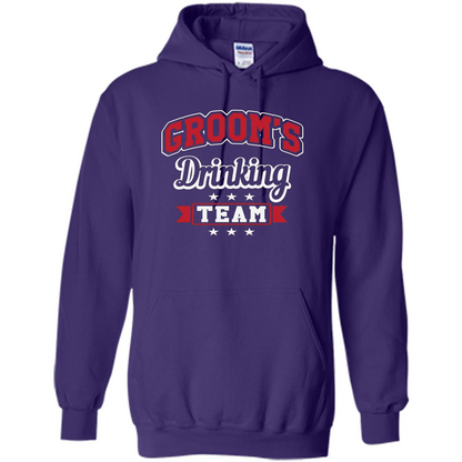 Funny Groom's Drinking Team T-shirt Bachelor Party