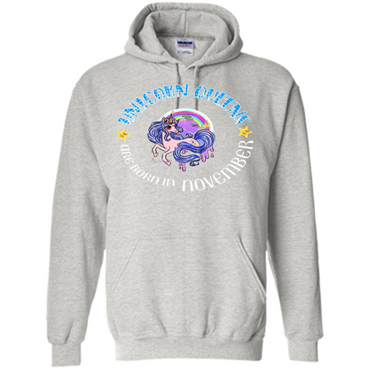 November Unicorn T-shirt Unicorn Queens Are Born November Ash