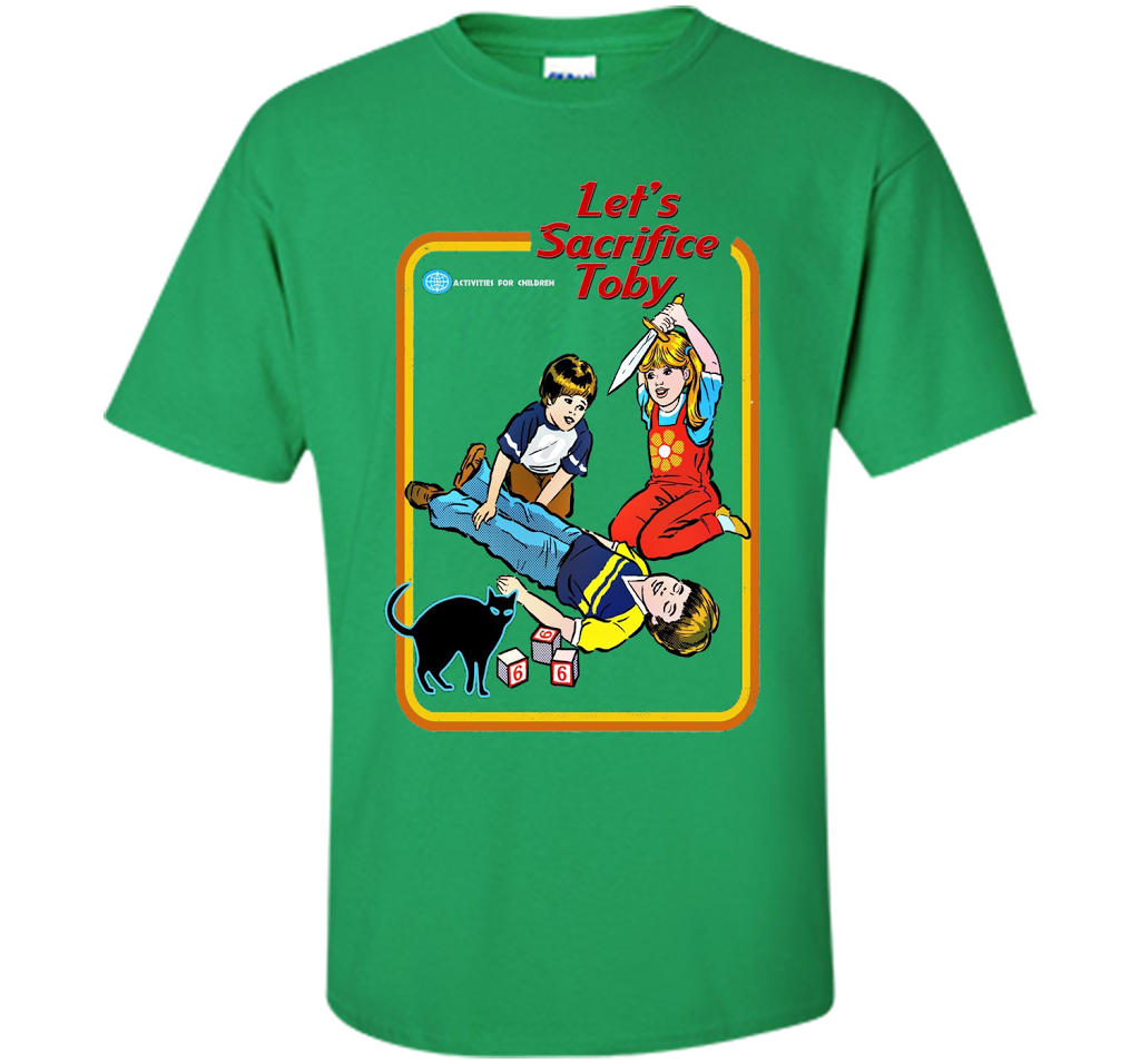 Let's Sacrifice Toby T-shirt Irish Green
