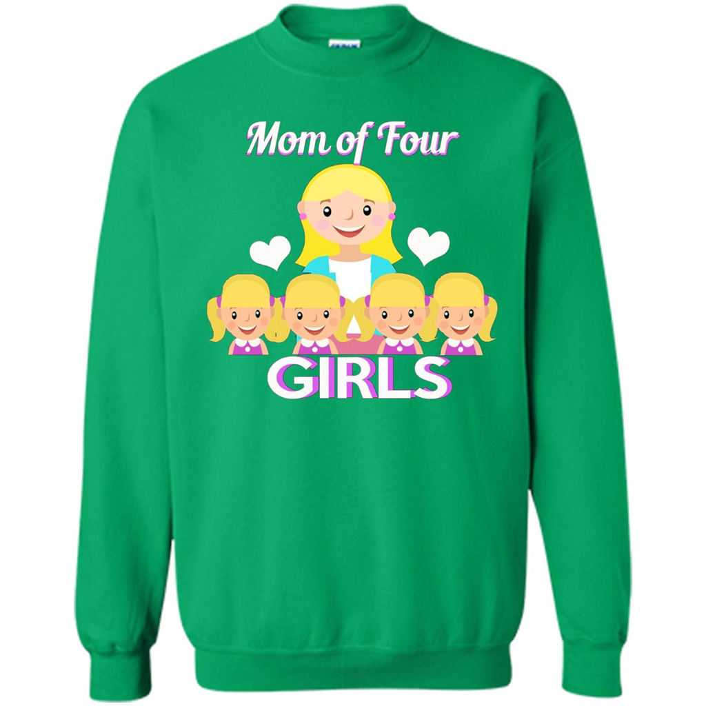 Mothers Day Gift from Daughter Mom Of Four Girls Irish Green