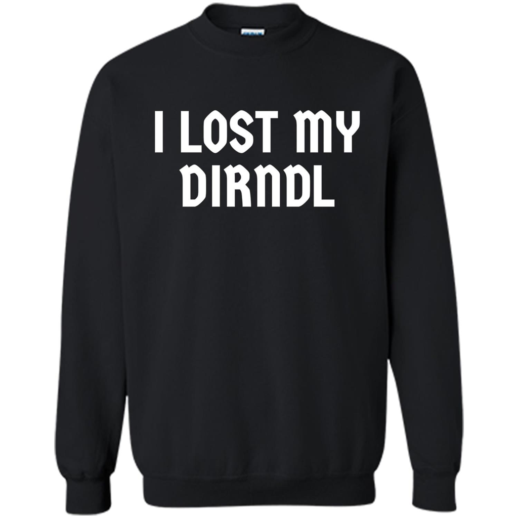 I Lost My Dirndl Oktoberfest Beer Party T-Shirt Black