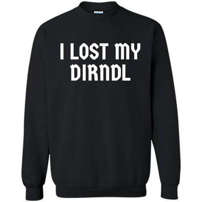 I Lost My Dirndl Oktoberfest Beer Party T-Shirt Black