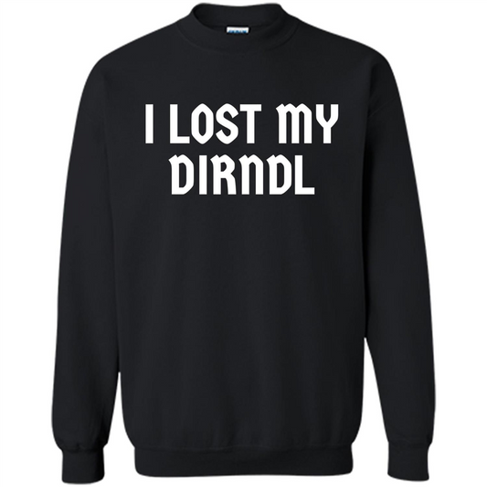 I Lost My Dirndl Oktoberfest Beer Party T-Shirt Black