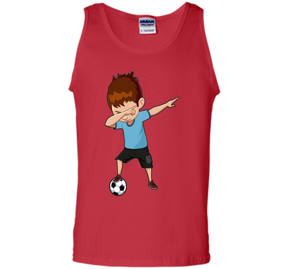 Soccer T-shirt Dabbing Boy Red