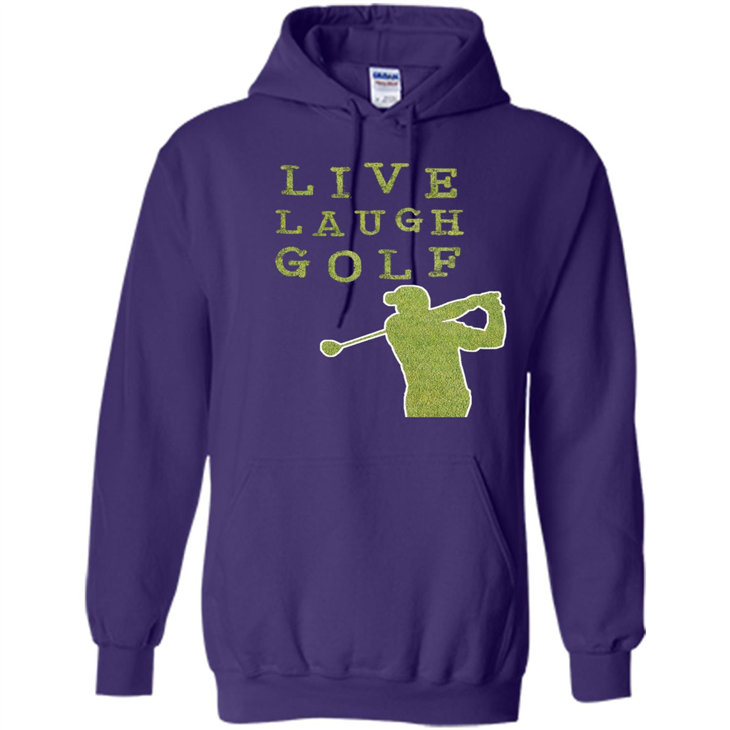 Love Golf T-shirt Live Laugh Golf T-shirt Purple
