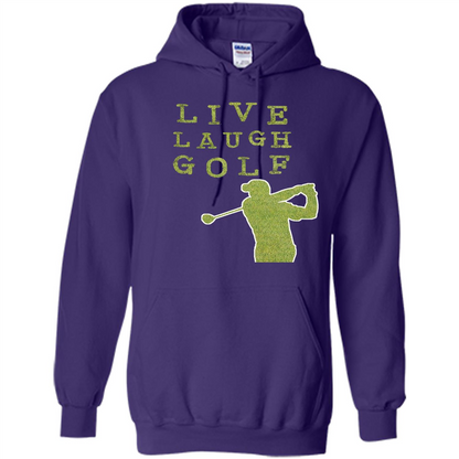 Love Golf T-shirt Live Laugh Golf T-shirt Purple