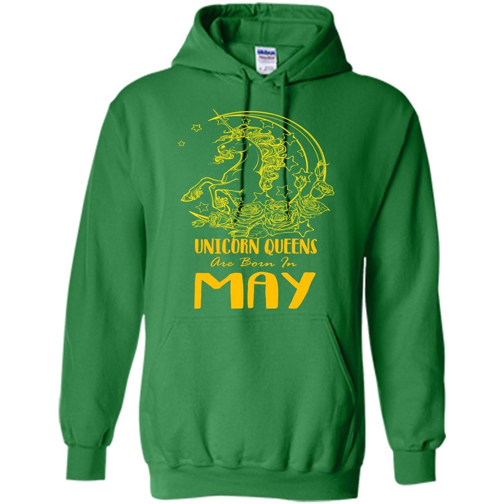 May Unicorn T-shirt Unicorn Queens Are Born In May Irish Green